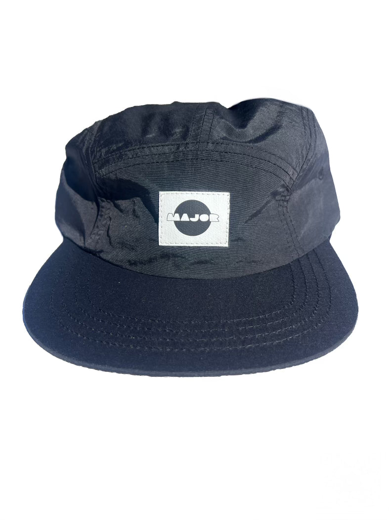 WE MAJOR TAG Logo Cap Black