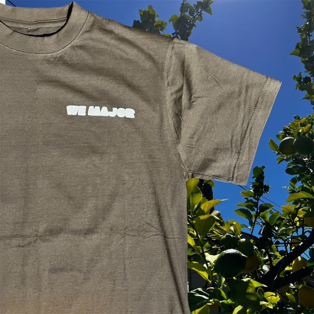 WE MAJOR Anniversary Logo T-Shirt (Brown)