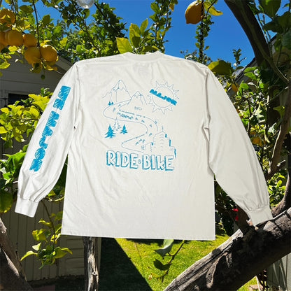 CAMP Long Sleeve Mid-Weight T Cement/Blue