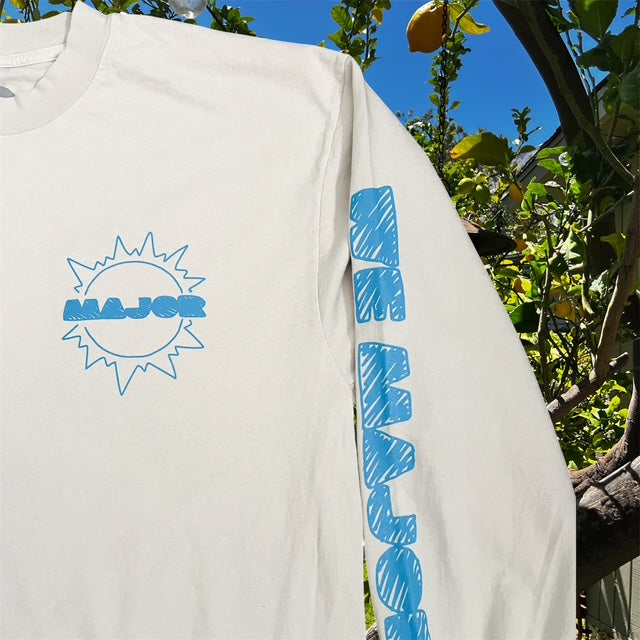 CAMP Long Sleeve Mid-Weight T Cement/Blue