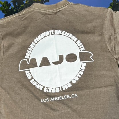 WE MAJOR Anniversary Logo T-Shirt (Brown)